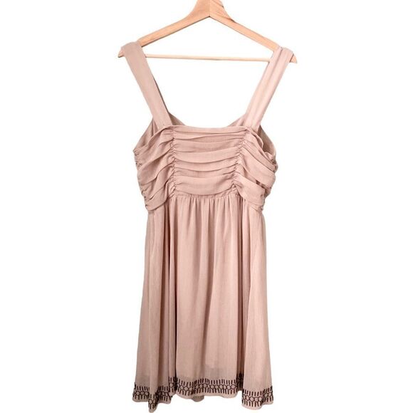 Pins and Needles Anthropologie Ruffle Sleeveless Mini Dress in Size 8 - Picture 4 of 11